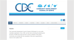 Desktop Screenshot of cdcquinte.com