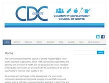 Tablet Screenshot of cdcquinte.com